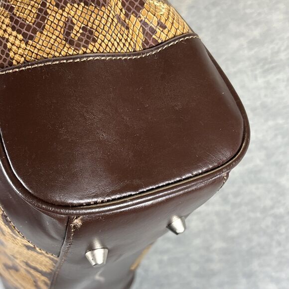 American West‎ Snakeskin Embossed Leather Purse Zip Magnetic Pocket Rare Limited - Picture 8 of 16